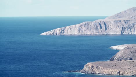 greek coastline on peloponnese, mani peninsula