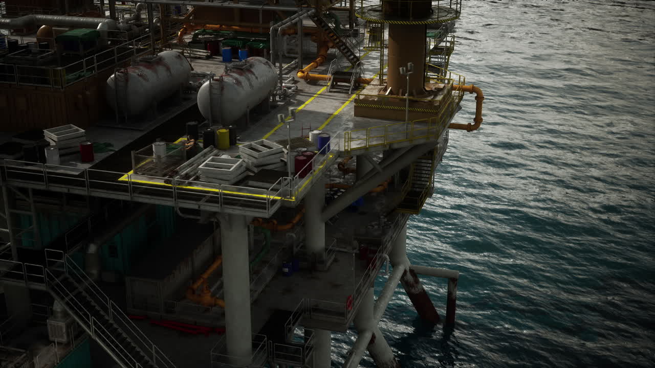 Olieplatform i Havet