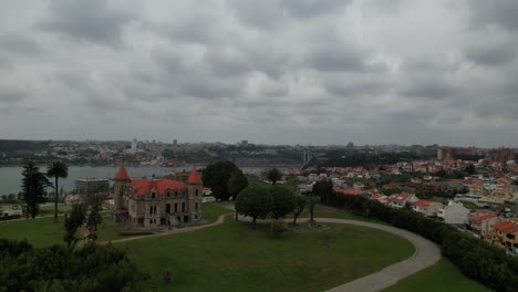 vista aérea del palacio abandonado de marques gomes