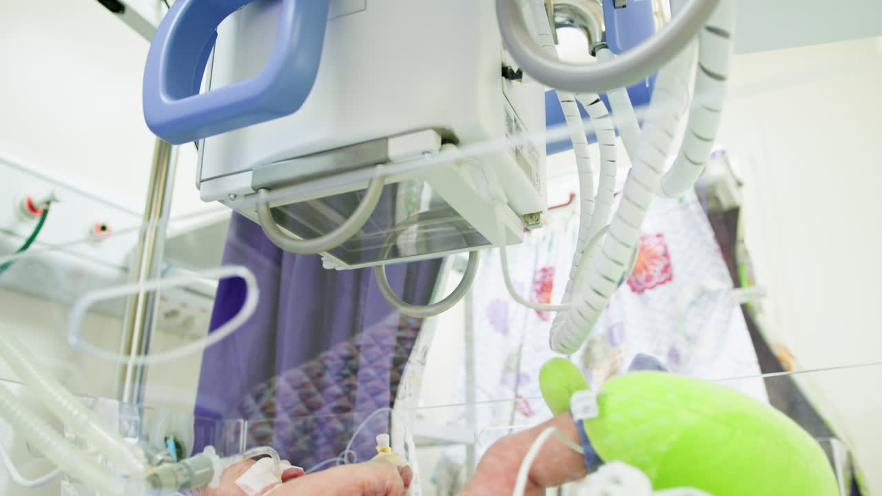 Hospital X-ray Machine and Infant Monitoring Equipment