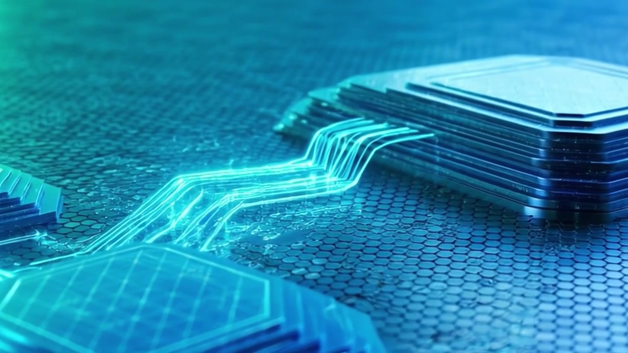 Digital Data Transfer Between Microchips on a Circuit Board