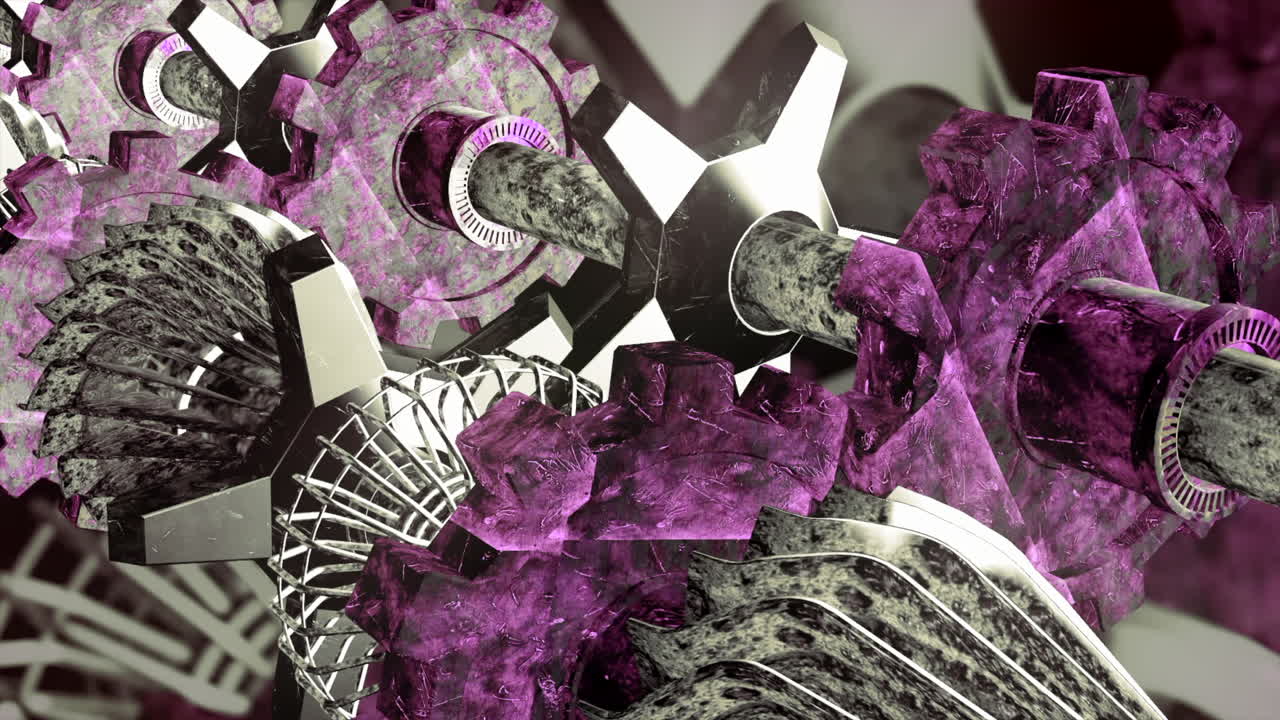 추상적인 기어 및 메커니즘