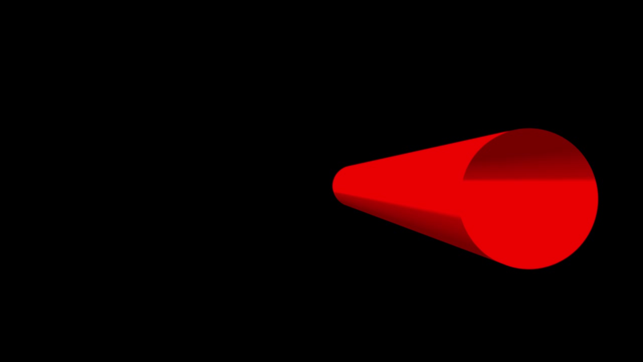 Cylinder destruction CG animation motion graphics