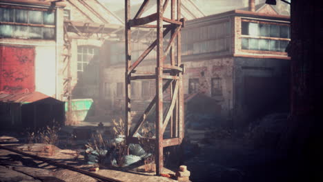 abandoned factory ruins