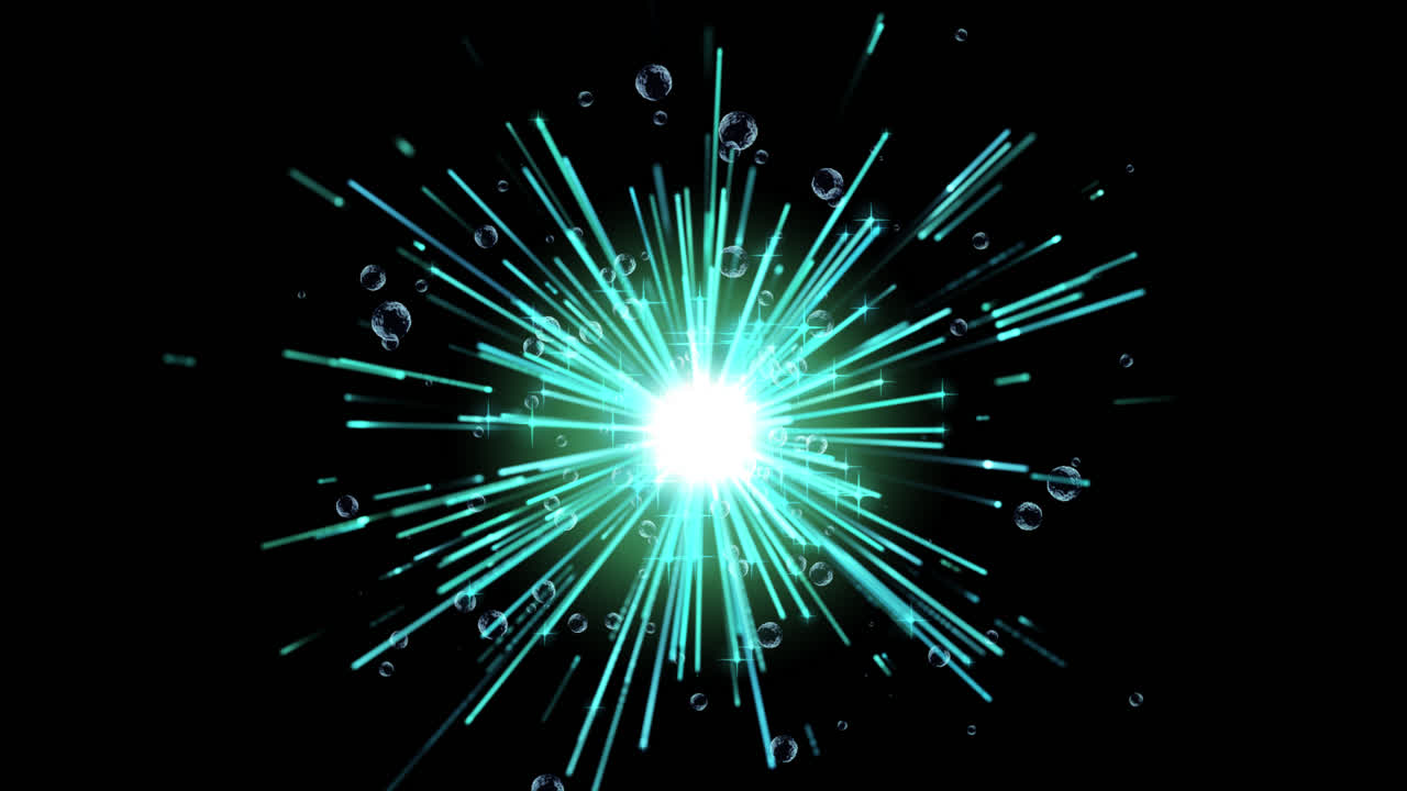 시안 폭발 추상적인 배경