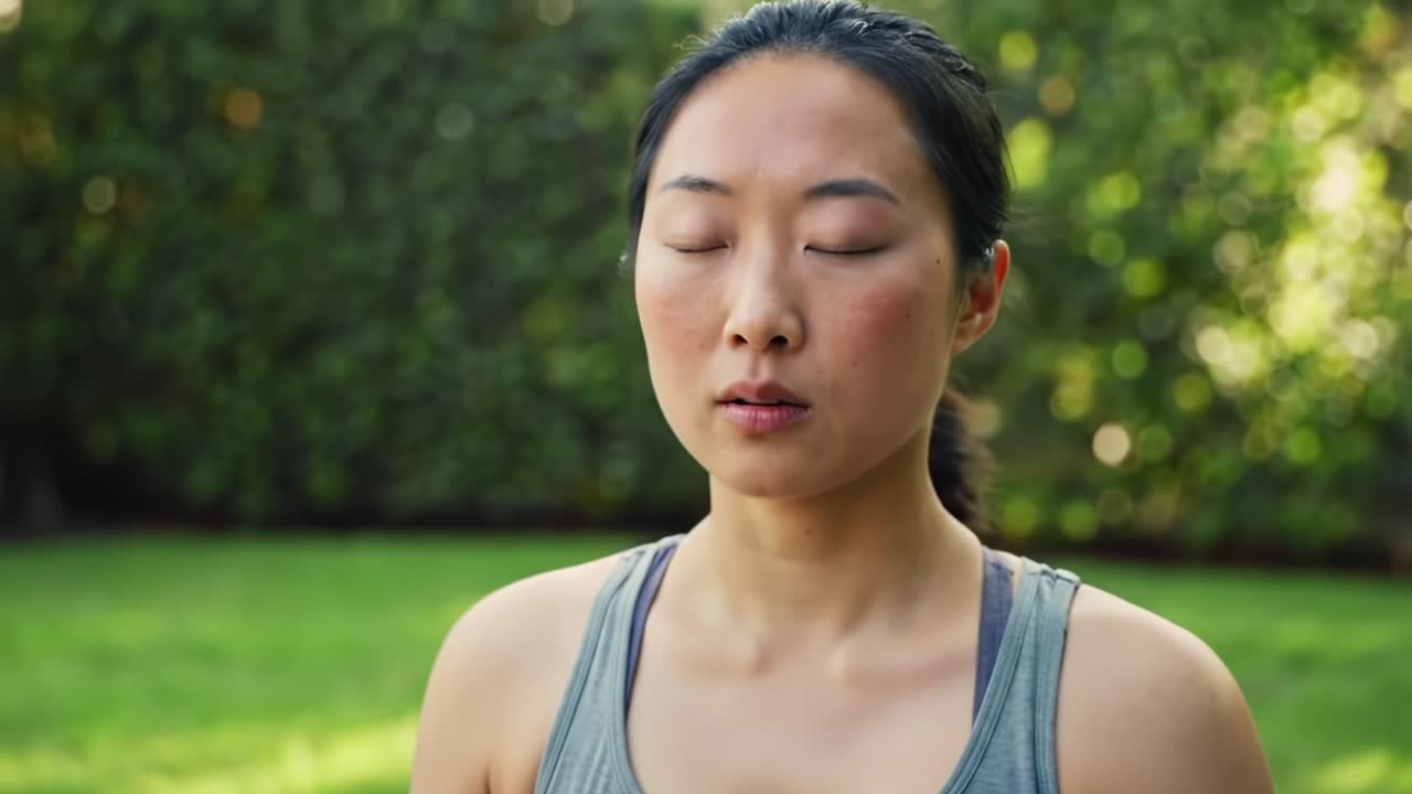 A Journey of Mindfulness and Calm: Witnessing the Transformation of Inner Peace through Meditation in Nature's Embrace