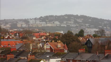 Wiev-An-Einem-Stürmischen-Tag-Paignton,-Torguay-In-Großbritannien