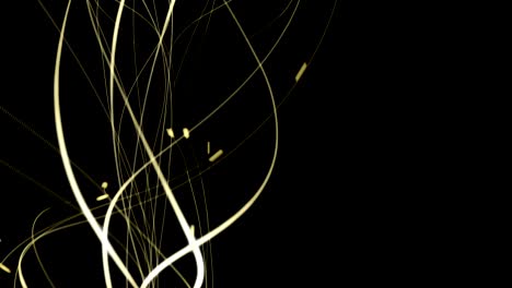 luz de oro brillo de oro animación de fondo