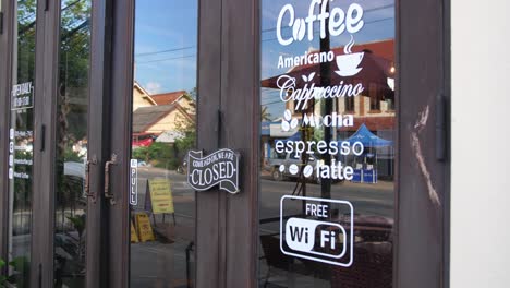 closed coffee shop