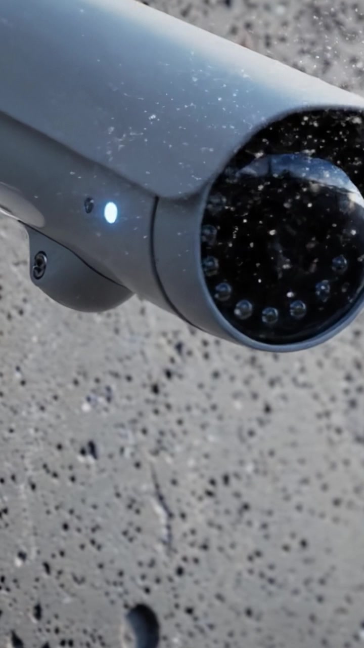 High-Definition Surveillance Camera Focused on Security and Monitoring with Night Vision Capabilities, Highlighting Cutting-Edge Technology for Safety and Protection