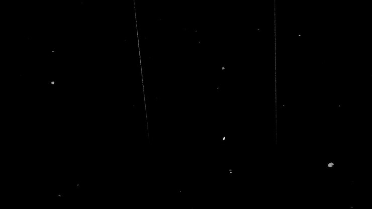 Grunge film leader. Retro old film with dust and scratches.