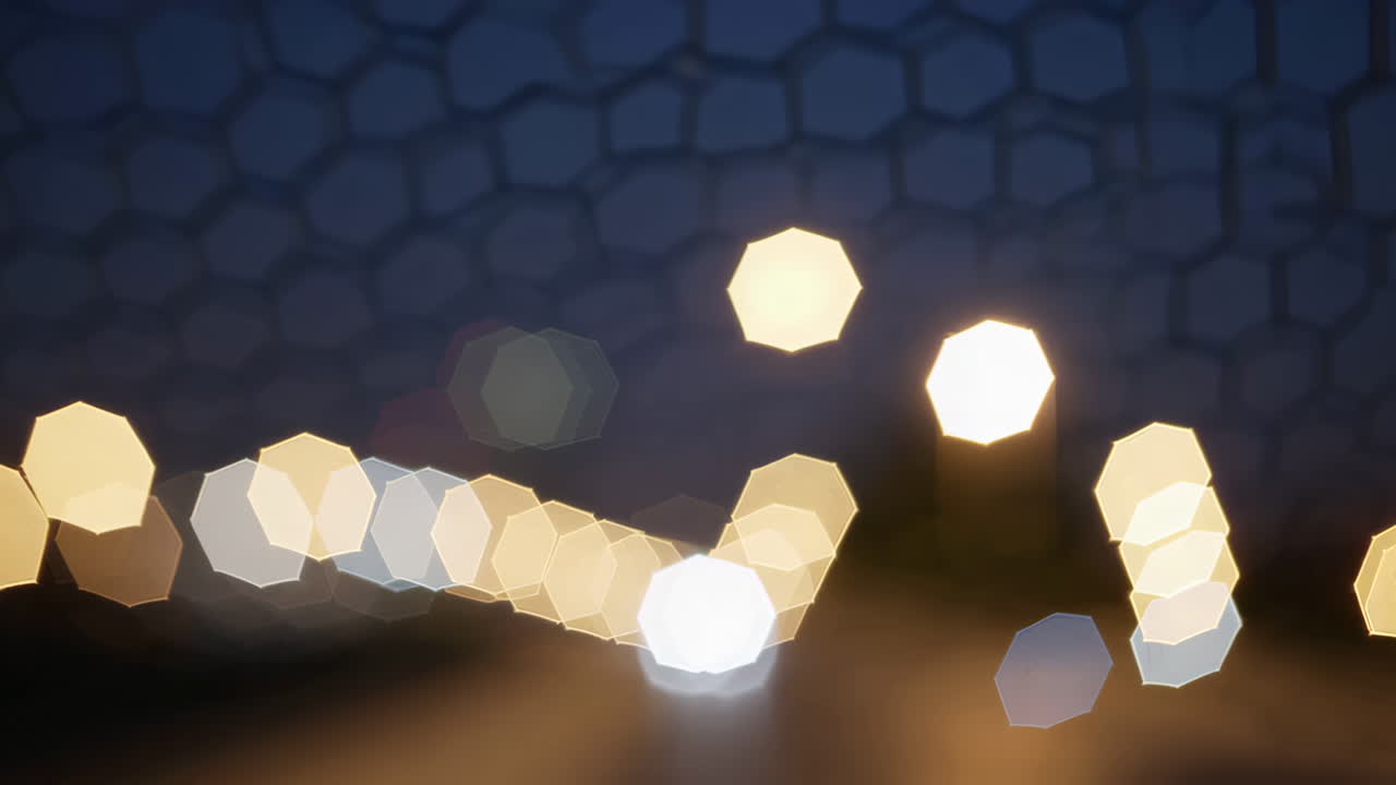 Night City Lights Bokeh