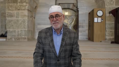 old man in mosque