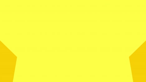 gráficos de movimiento con estrella simple creciendo amarillo