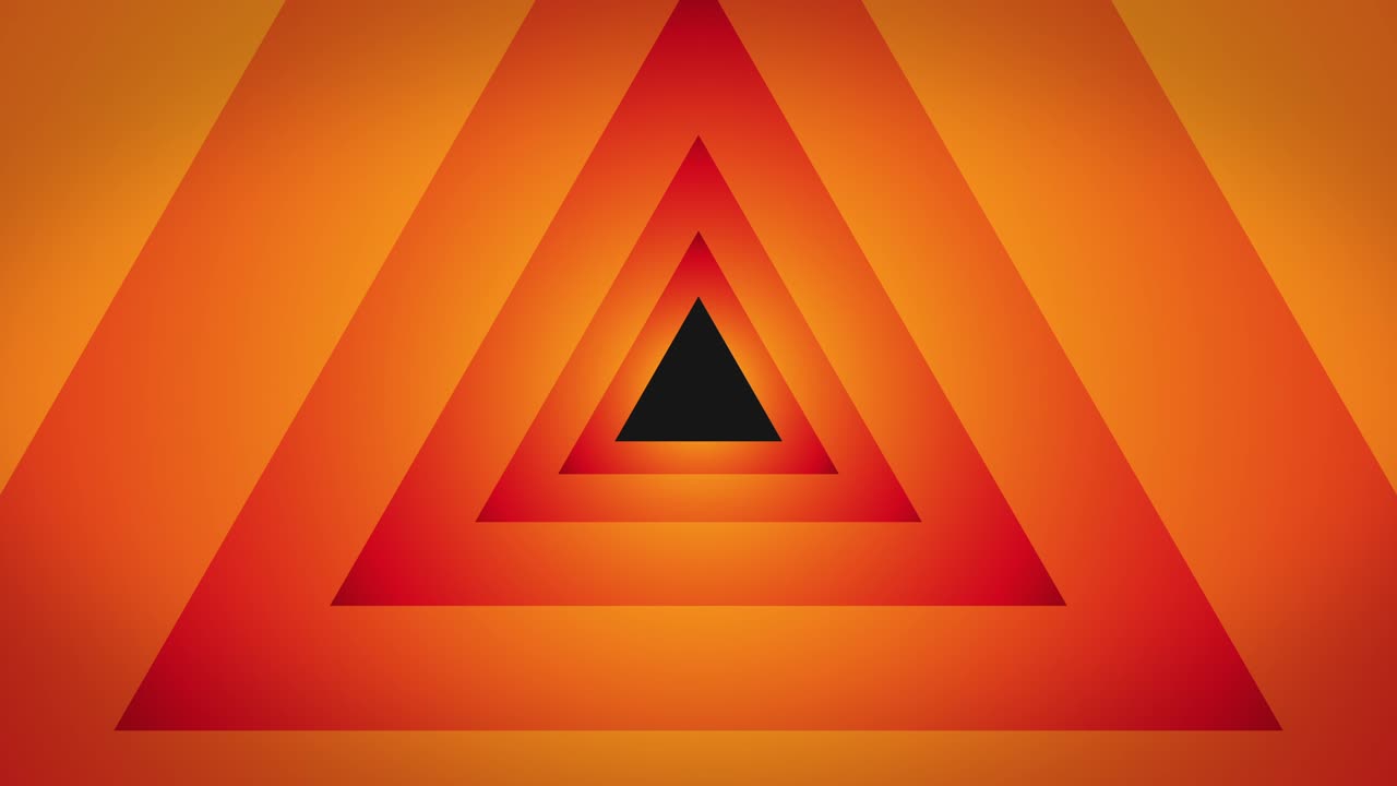 4k 애니메이션 삼각형 팝업 배경 빨간색과 검은색