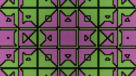 animación en bucle de vj del mosaico de píxeles ver10