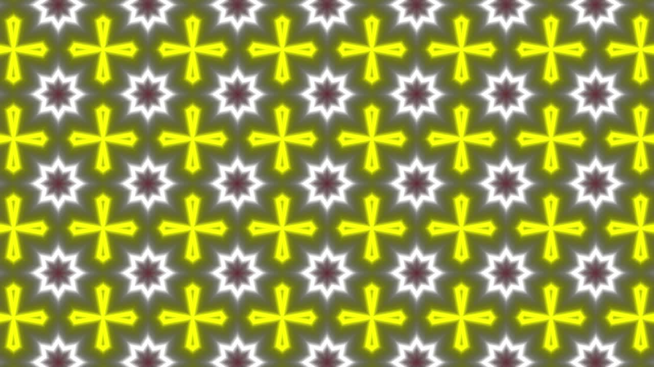 Neon geometric pattern illumination animation motion graphics