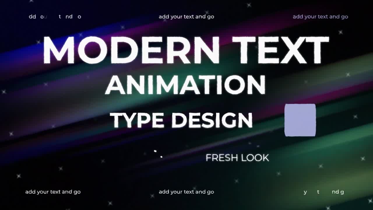 Dynamic Text Animations with Futuristic and Aesthetic Design