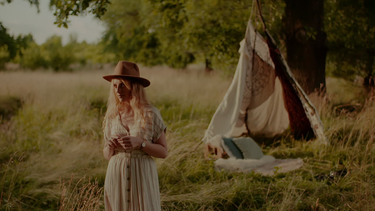 retrato de mujer joven y atractiva con gafas de sol al aire libre en verano