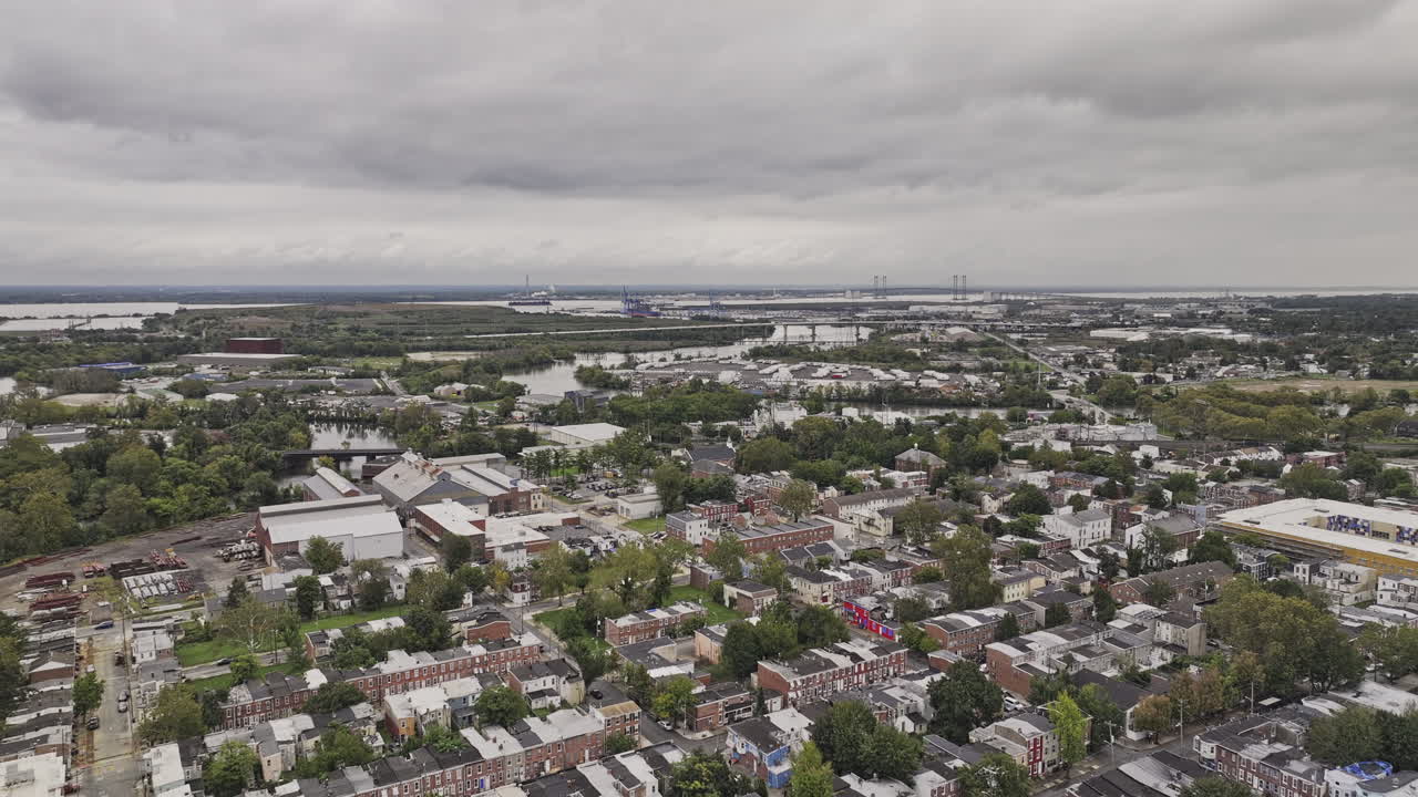 Aerial View of Camden, New Jersey
