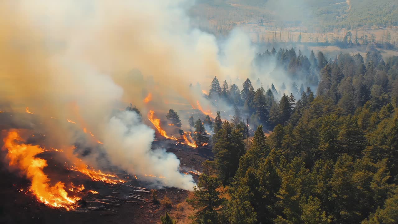 Devastazione da incendi boschivi