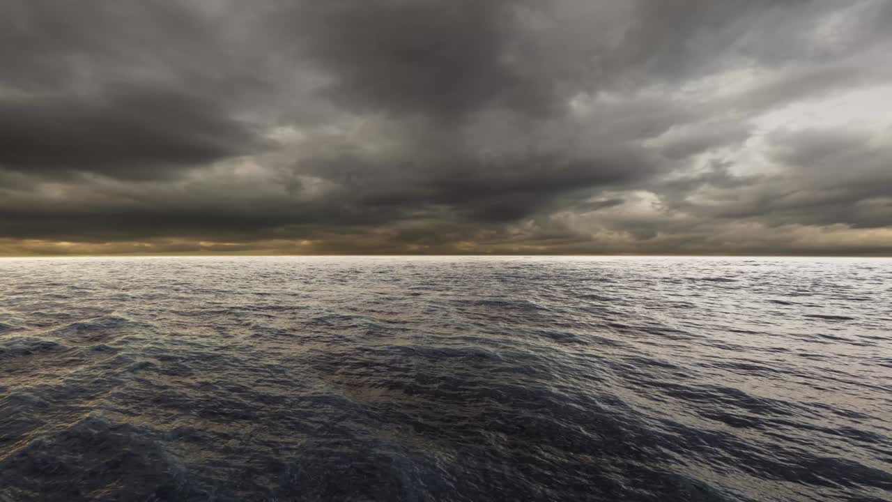 바다의 낮의 움직임 배경 루프 01