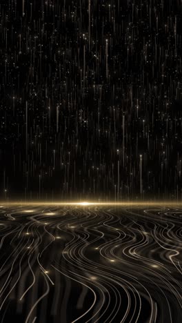 golden particles sparkling stars wave dust light magic shining shiny bokeh christmas light effect