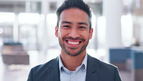 Gesicht,-Geschäftsmann-Und-Glücklicher-Buchhalter-Im-Büro