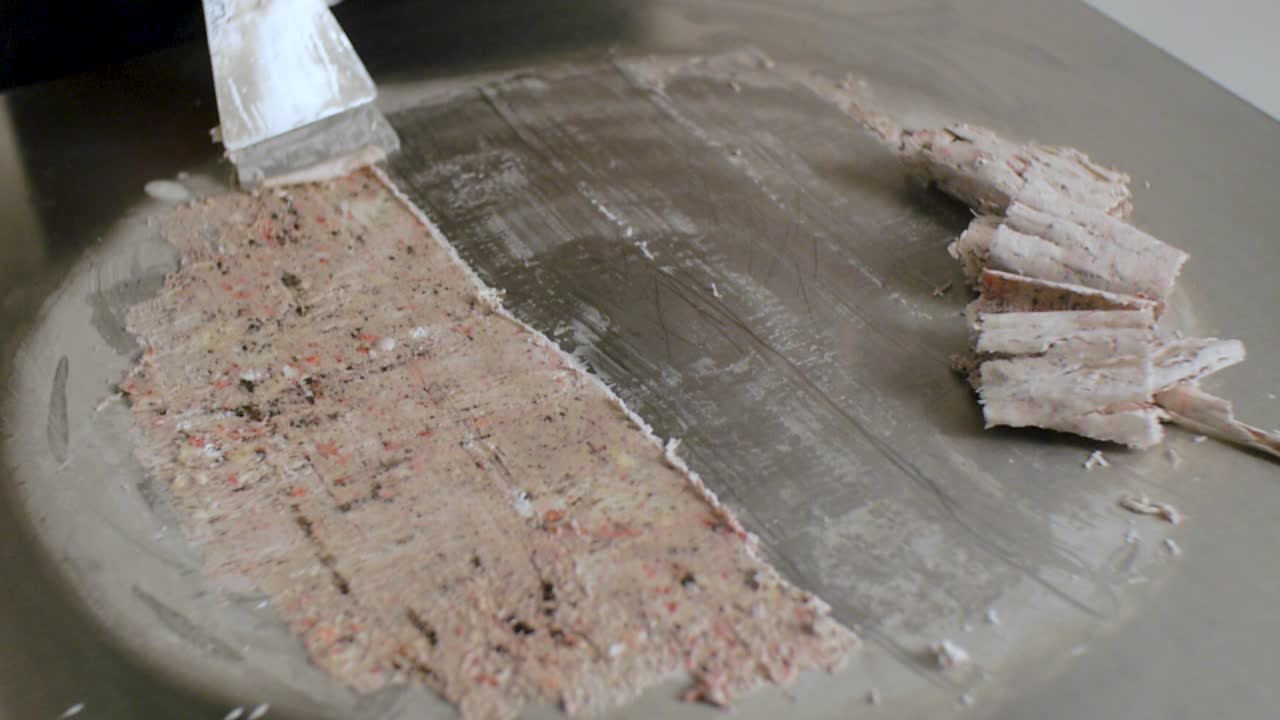 Making Shaved Ice Dessert