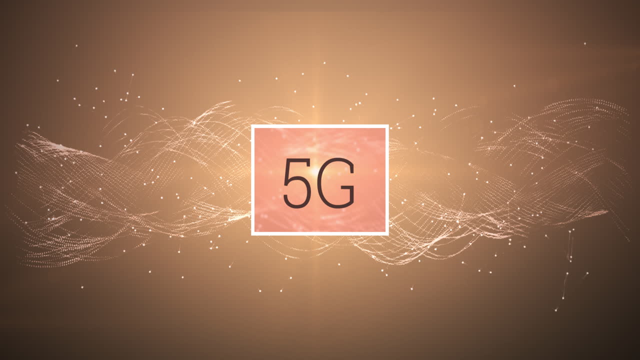 tecnología 5g animación 4k