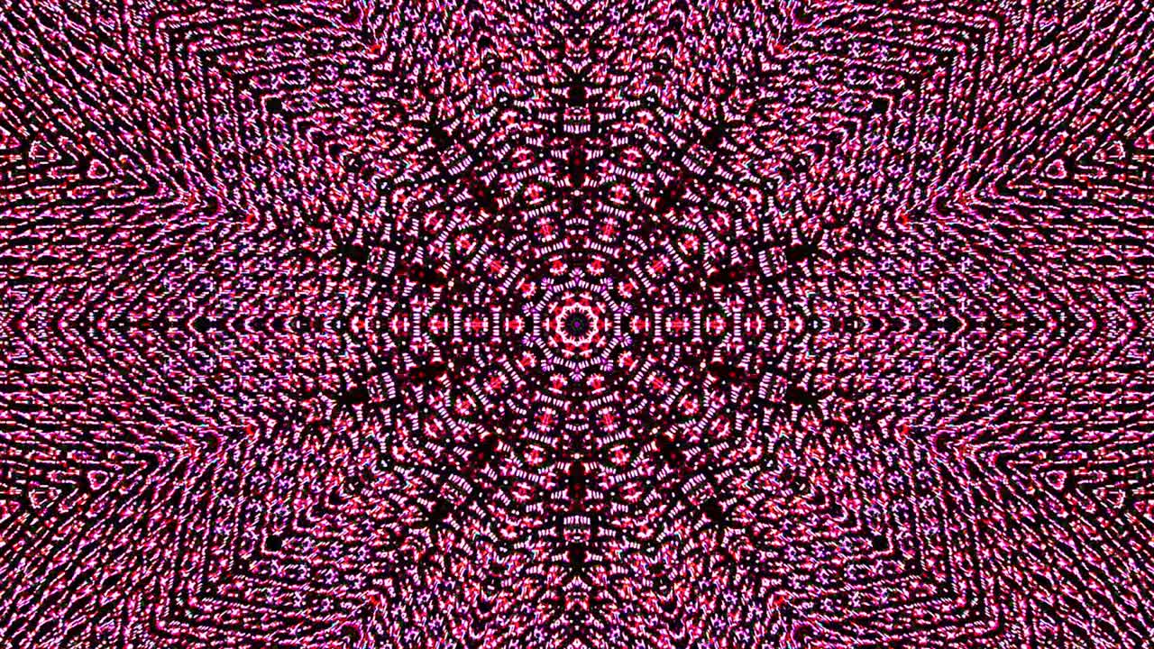 shining bright lines set wave motion, colorful, on black background