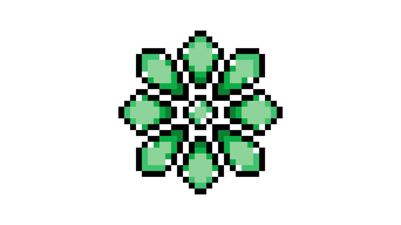 Pixel Art Pop-up Icon Animation with Flower 01 (6).mov