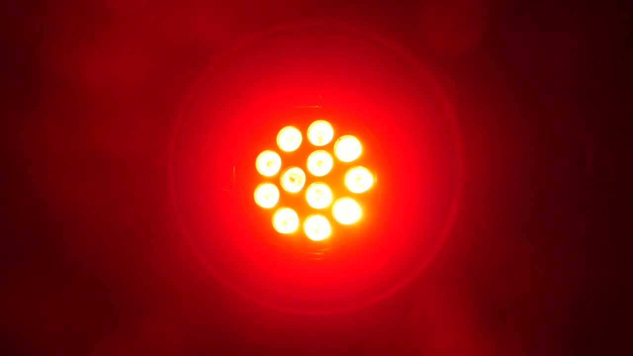 빨간색 led 스포트라이트