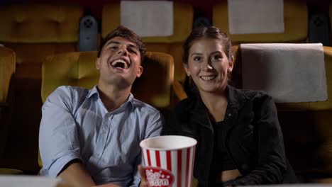 people audience watching movie in cinema theater.