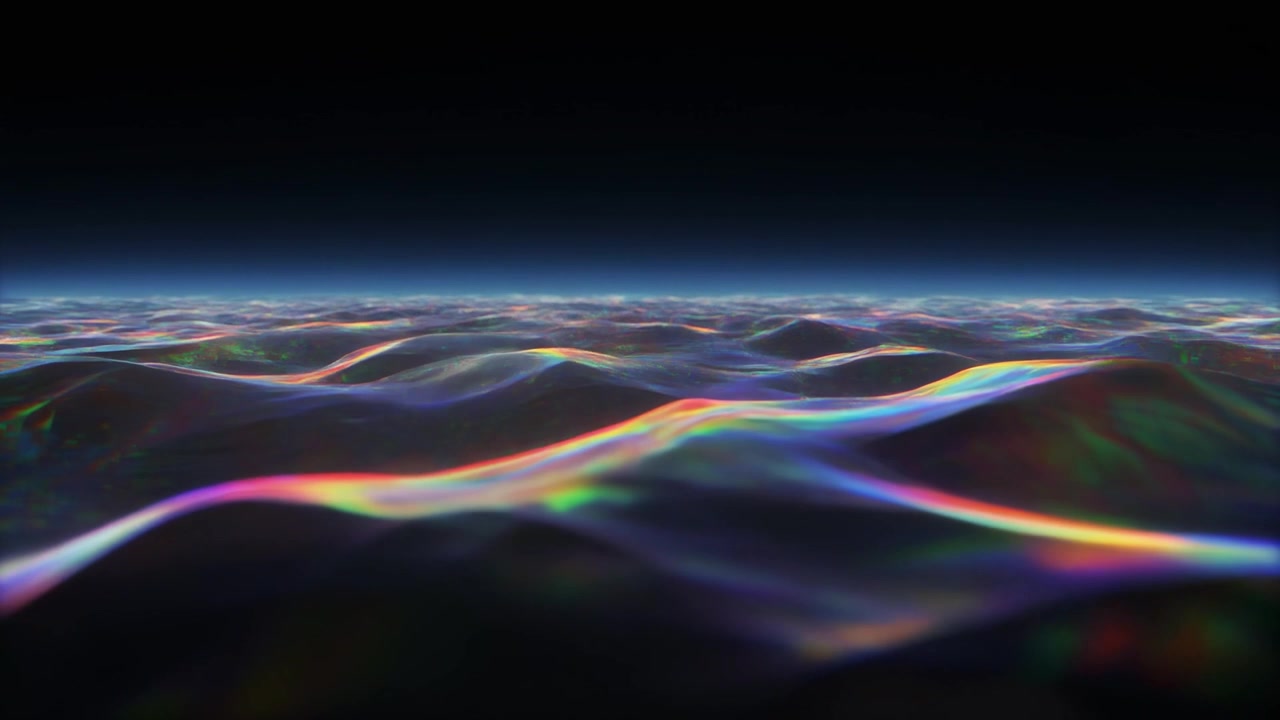 Abstract Holographic Waves Moving Across a Dark Horizon