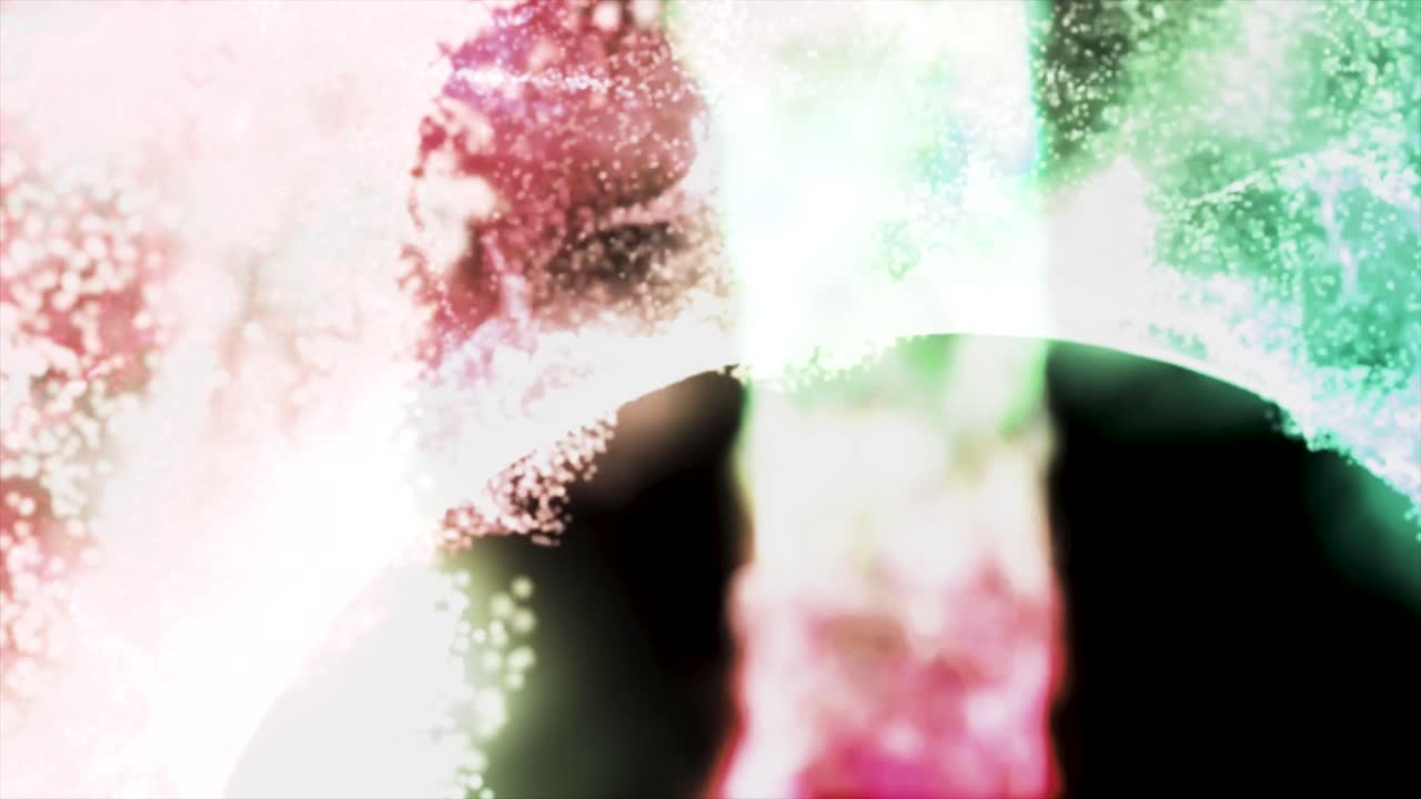 diseño abstracto de partículas brillantes