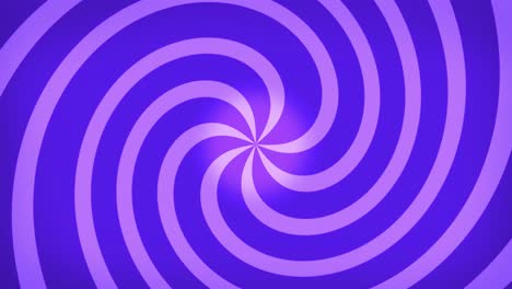 Spiral-twirling-2D-shape-line-animation-optical-illusion-hypnotic-Kaleidoscope-circular-motion-graphics-visual-effect-gradient-background-colour-purple