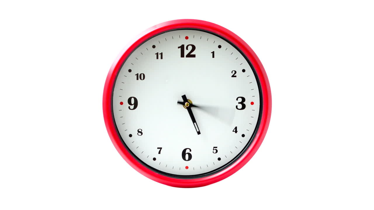 Shooting of hours. Time lapse. Shooting of the dial of hours
