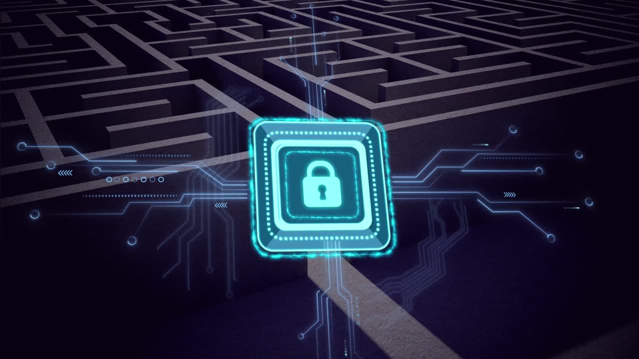 animación del candado y procesamiento de datos sobre el laberinto