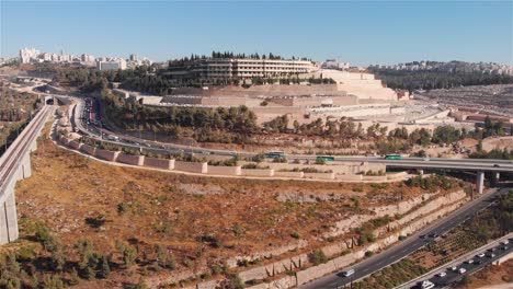 aerial view of jerusalem, israel