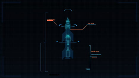 animación del procesamiento de datos científicos sobre un fondo negro