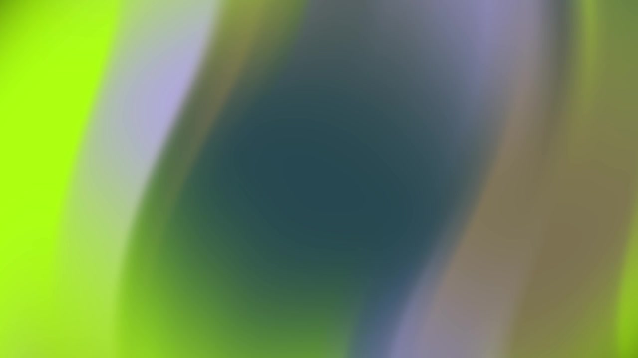 Abstract Flowing Gradient Background with Vibrant Lime Green and Teal Colors