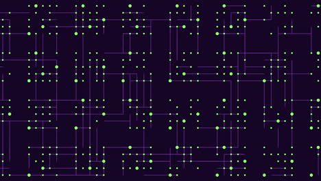 vibrant green circuit board grid a complex and organized network