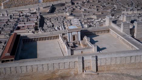 modelo del templo del primer siglo jerusalén israel