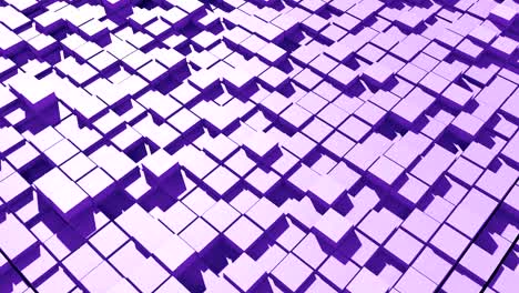superficie abstracta de cubos en movimiento