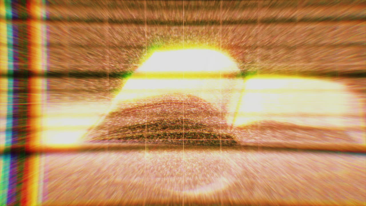 Distorted Image with Retro Effects