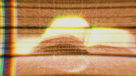 Distorted Image with Retro Effects