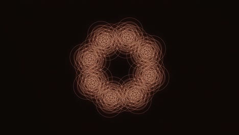 sacred geometry, circular patterns morphing, seamless vj loop