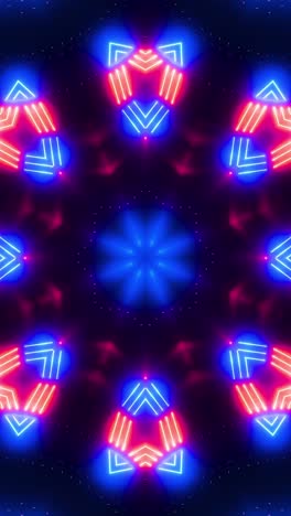 the concept of future energy reactors. on a science or technology theme. kaleidoscope vertical looped video