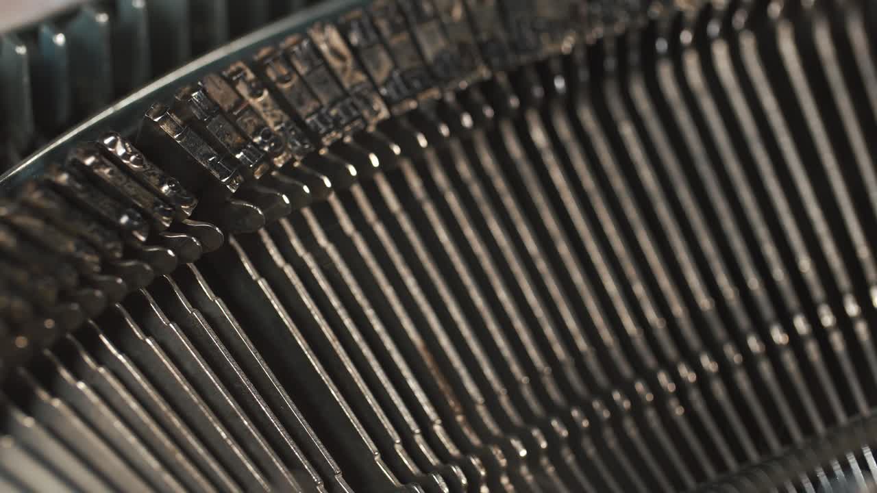Close-up of Typewriter Keys